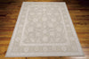 Nourison Zephyr ZEP02 Silver Area Rug 8' X 10' Floor Shot