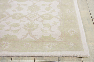 Nourison Zephyr ZEP01 Ivory Green Area Rug Detail Image