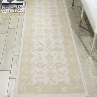 Nourison Zephyr ZEP01 Ivory Green Area Rug Room Image