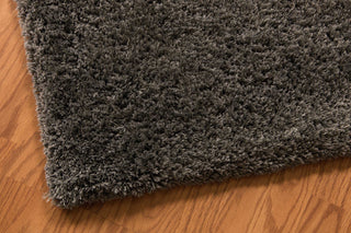 Nourison Zuma ZUM01 Dark Grey Area Rug Corner Image