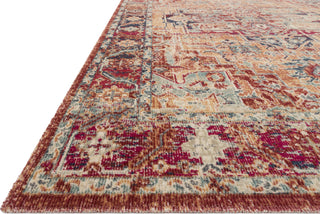 Loloi II Nour NU-01 Lava/Navy Area Rug Corner Image Feature