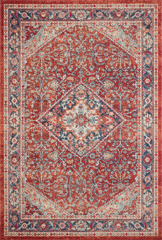 Loloi II Nour NU-06 Ocean/Fire Area Rug main image