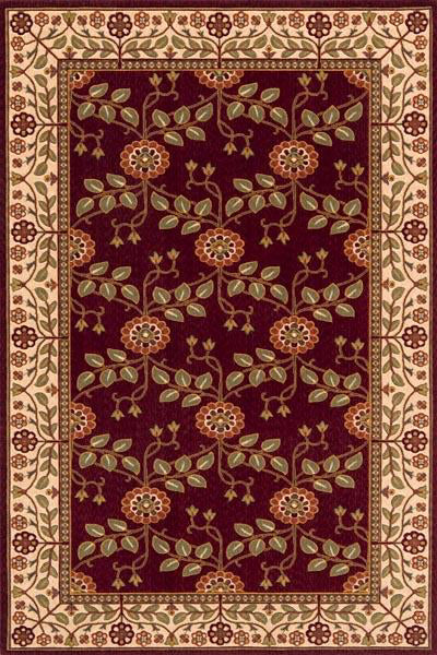 Momeni Nouveau NV-10 Burgundy Area Rug main image