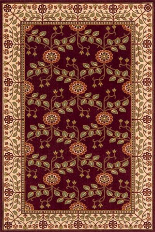 Momeni Nouveau NV-10 Burgundy Area Rug main image