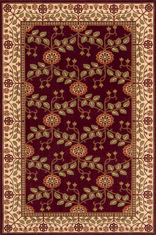 Momeni Nouveau NV-10 Burgundy Area Rug 