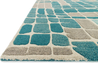 Loloi Nova NV-01 Teal / Grey Area Rug 