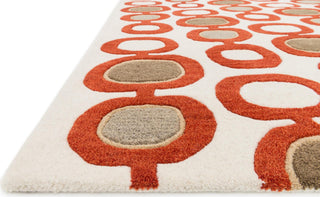 Loloi Nova NV-02 Ivory / Red Area Rug 