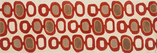 Loloi Nova NV-02 Ivory / Red Area Rug 