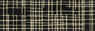 Loloi Nova NV-07 Black/Ivory Area Rug Close up