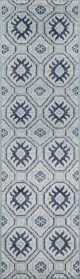 Momeni Nova NOV-4 Blue Area Rug Closeup