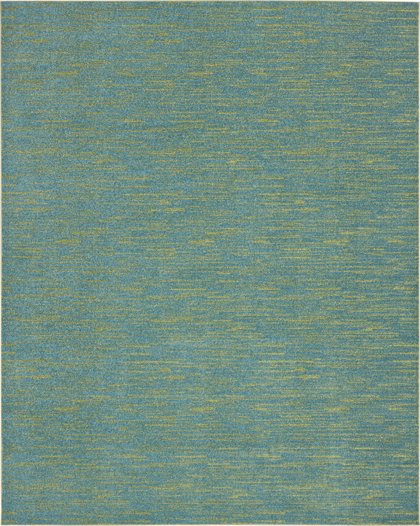 Nourison Essentials NRE01 Blue Green Area Rug