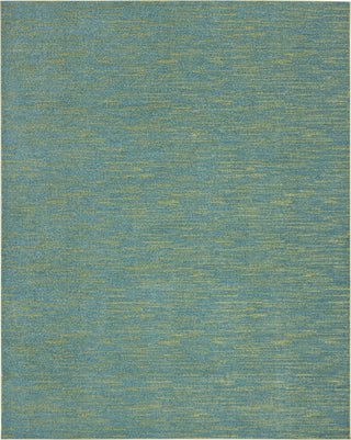 Nourison Essentials NRE01 Blue Green Area Rug