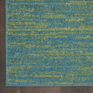 Nourison Essentials NRE01 Blue Green Area Rug