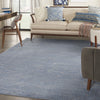 Nourison Essentials NRE01 Blue/Grey Area Rug