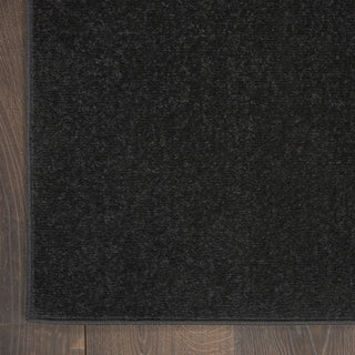 Nourison Essentials NRE01 Black Area Rug