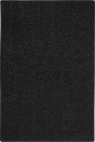 Nourison Essentials NRE01 Black Area Rug