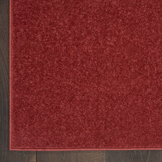 Nourison Essentials NRE01 Brick Red Area Rug