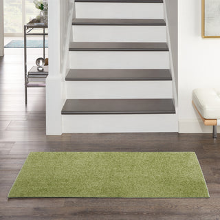 Nourison Essentials NRE01 Green Area Rug Room Scene Feature