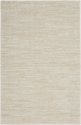 Nourison Essentials NRE01 Ivory Beige Area Rug