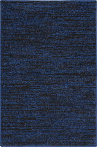 Nourison Essentials NRE01 Midnight Blue Area Rug