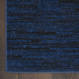 Nourison Essentials NRE01 Midnight Blue Area Rug