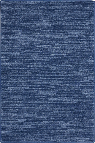 Nourison Essentials NRE01 Navy Blue Area Rug