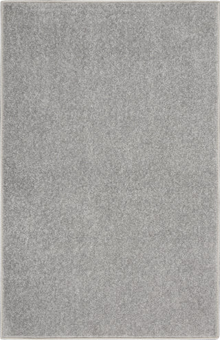 Nourison Essentials NRE01 Silver Grey Area Rug