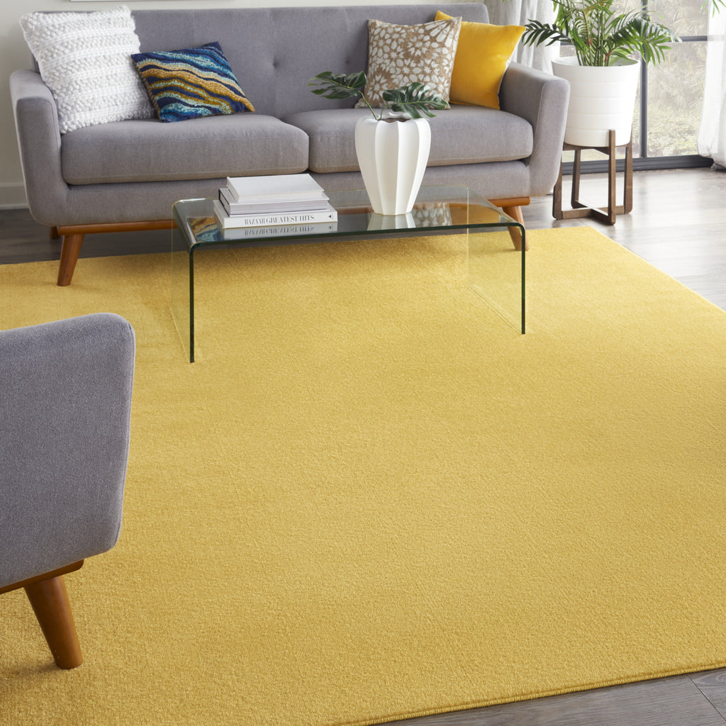 Nourison Essentials NRE01 Yellow Area Rug – Incredible Rugs and Decor