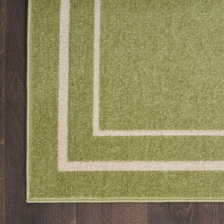 Nourison Essentials NRE02 Green Ivory Area Rug Room Image