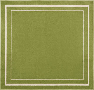 Nourison Essentials NRE02 Green Ivory Area Rug Room Image