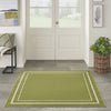 Nourison Essentials NRE02 Green Ivory Area Rug Room Image
