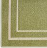 Nourison Essentials NRE02 Green Ivory Area Rug Main Image