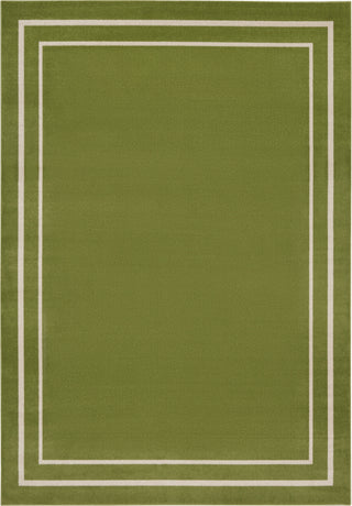 Nourison Essentials NRE02 Green Ivory Area Rug Main Image