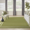 Nourison Essentials NRE02 Green Ivory Area Rug Main Image