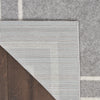 Nourison Essentials NRE02 Grey/Ivory Area Rug Detail Image