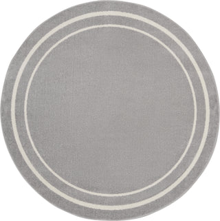 Nourison Essentials NRE02 Grey/Ivory Area Rug Main Image