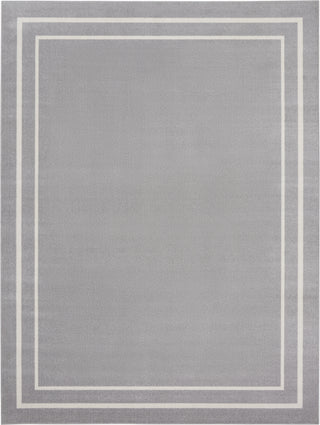 Nourison Essentials NRE02 Grey/Ivory Area Rug Main Image