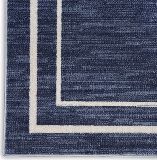 Nourison Essentials NRE02 Navy/Ivory Area Rug Texture Image