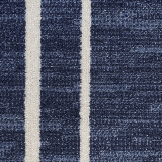 Nourison Essentials NRE02 Navy/Ivory Area Rug Texture Image