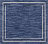Nourison Essentials NRE02 Navy/Ivory Area Rug Room Image