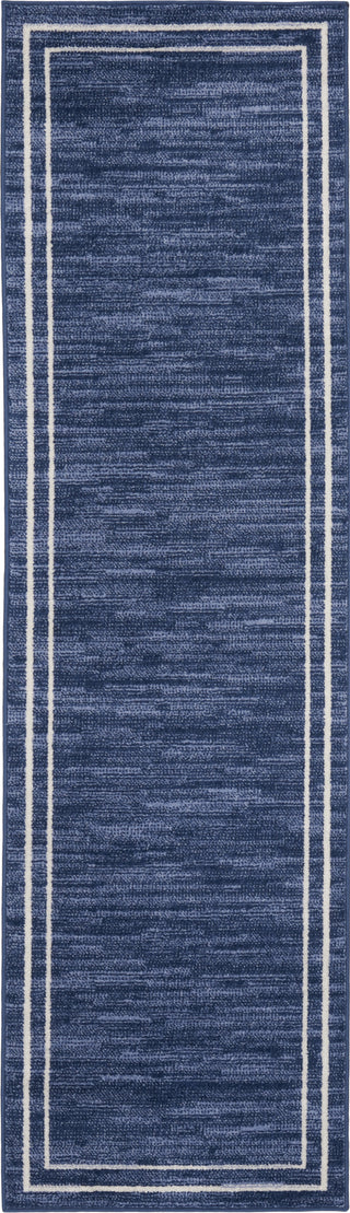 Nourison Essentials NRE02 Navy/Ivory Area Rug Main Image