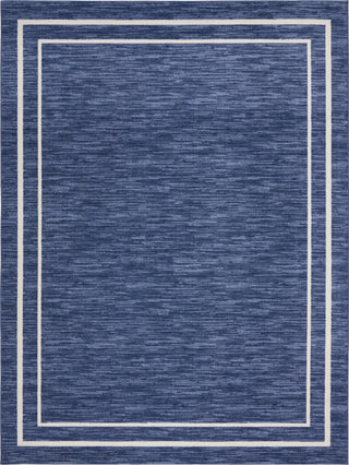 Nourison Essentials NRE02 Navy/Ivory Area Rug Main Image