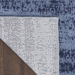 Nourison Essentials NRE03 Denim Area Rug Texture Image