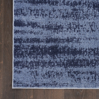 Nourison Essentials NRE03 Denim Area Rug Texture Image