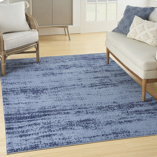 Nourison Essentials NRE03 Denim Area Rug Detail Image