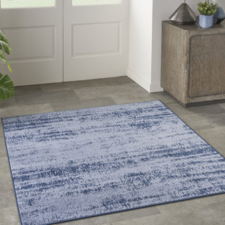 Nourison Essentials NRE03 Denim Area Rug Room Image