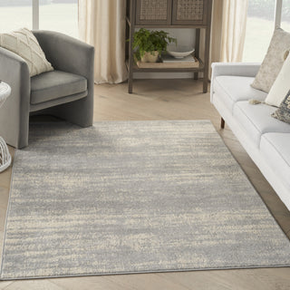 Nourison Essentials NRE03 Grey/Beige Area Rug Detail Image