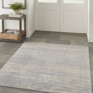 Nourison Essentials NRE03 Grey/Beige Area Rug Room Image