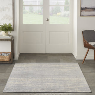 Nourison Essentials NRE03 Grey/Beige Area Rug Room Image