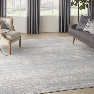 Nourison Essentials NRE03 Grey/Beige Area Rug Main Image